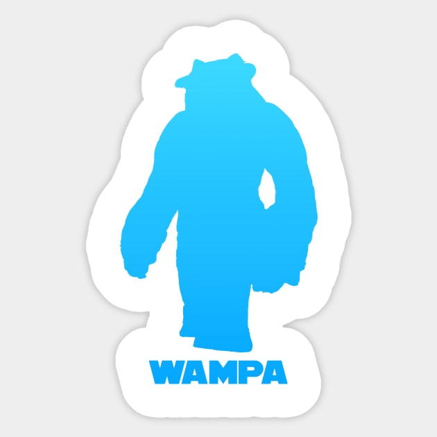 Wampa Sticker by My Geeky Tees - T-Shirt Designs